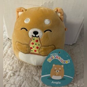 Squishmallow Angie The Shibu Inu Dog Squishdate 06/08/2022 5 inch